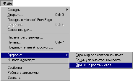 Диалоговое окно Microsoft Internet Explorer 